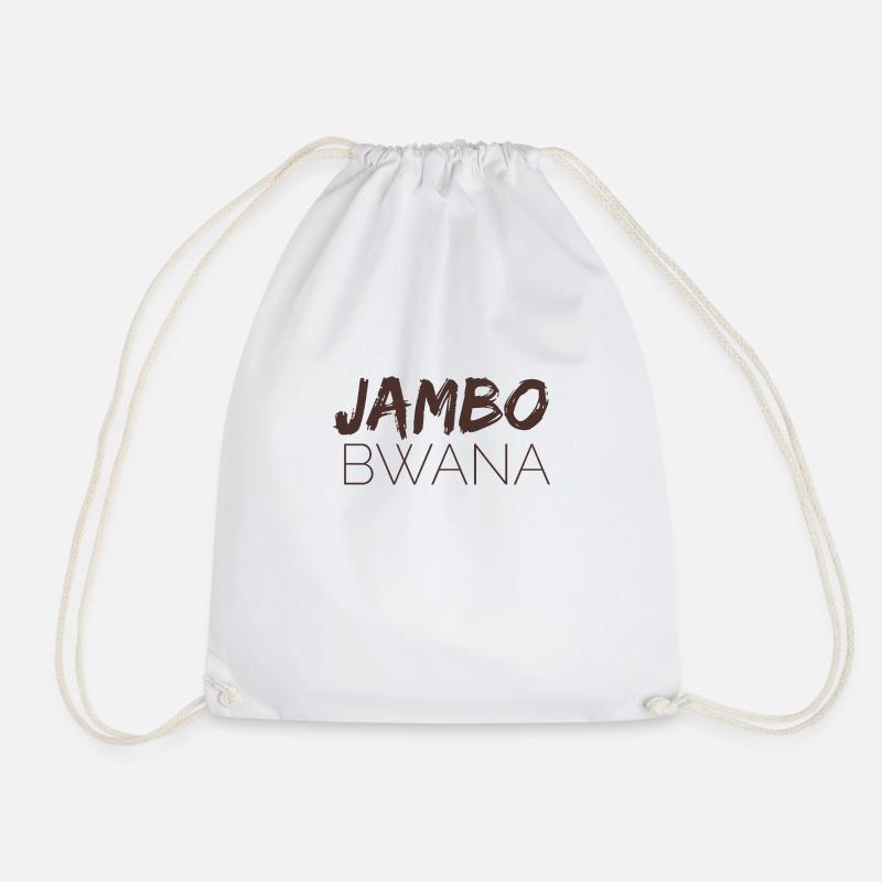 Jambo Bwana - We love Kenya - Turnbeutel - Weiß