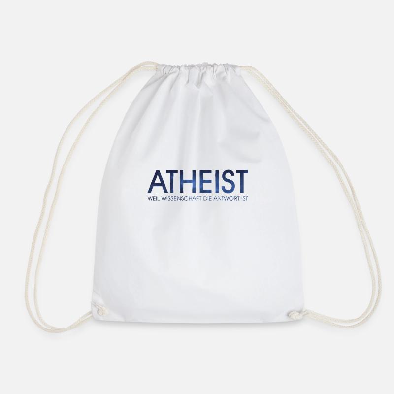 Atheist - Turnbeutel - Weiß