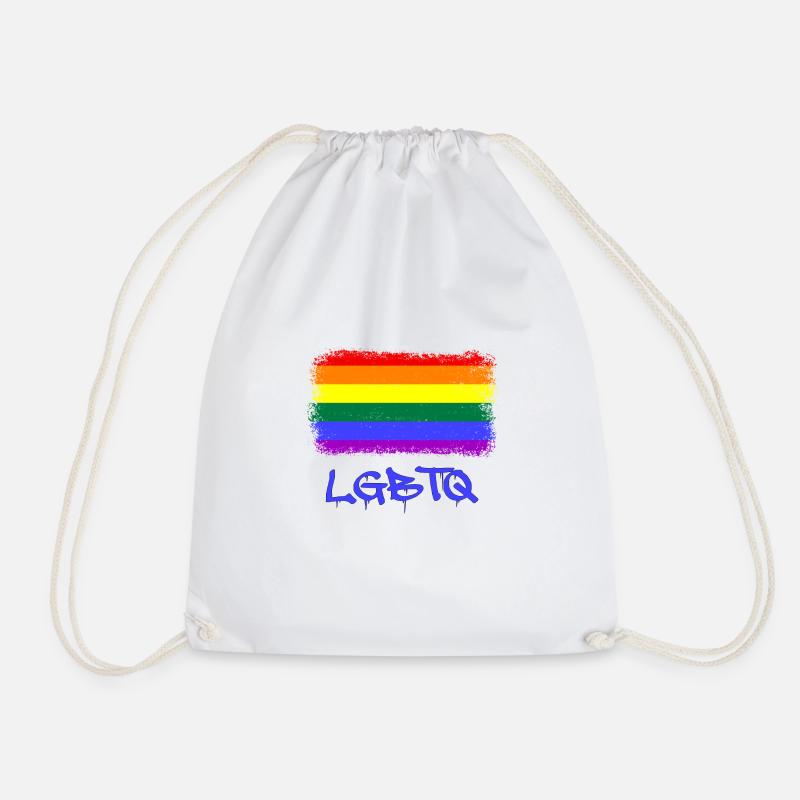 LGBTQ - Turnbeutel - Weiß