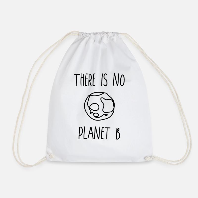 THERE IS NO PLANET B - Sac de sport léger - blanc