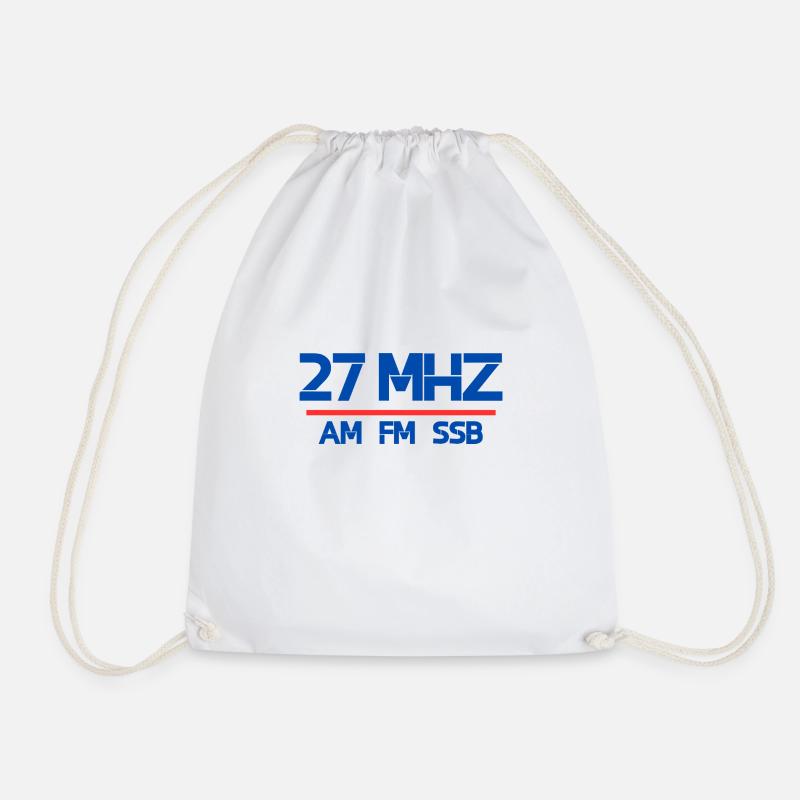 27 MHz am fm ssb - Turnbeutel - Weiß