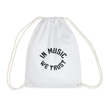 In Music we trust - Turnbeutel - Weiß - Vorne