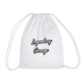 Legendary Garage - Drawstring Bag - white - Front