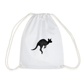 Kangaroo - Turnbeutel - Weiß - Vorne