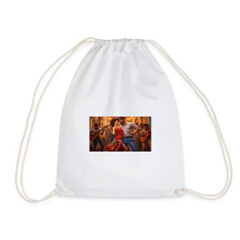 Danse salsa passionnée - Sac de sport léger - blanc - Devant