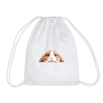 Lapin Halloween Mignon Adorable Drôle - Sac de sport léger - blanc - Devant