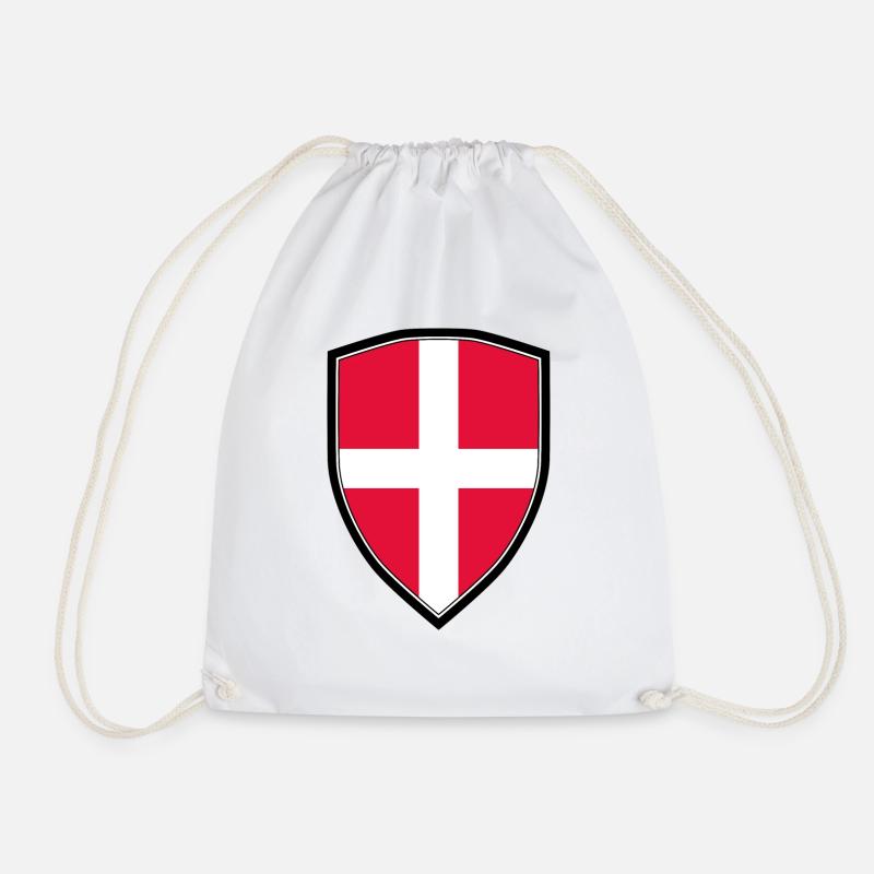 Dänemark Wappen - Turnbeutel - Weiß