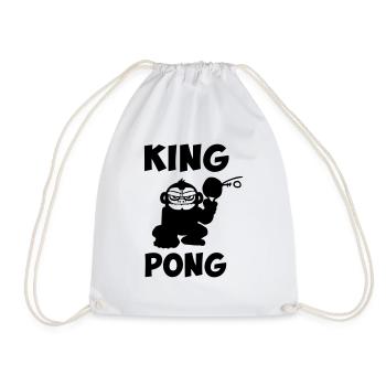 ping pong, tennis de table humour drôle - Sac de sport léger - blanc - Devant