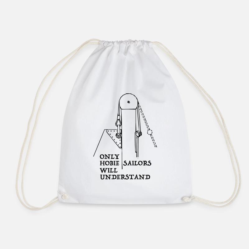 Hobie Cat Love - Drawstring Bag - white