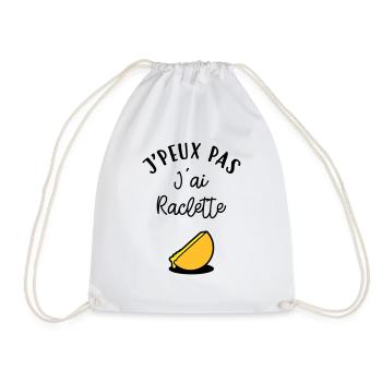 J'peux pas J'ai Raclette - Sac de sport léger - blanc - Devant