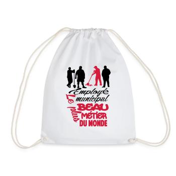 MOTIF DESIGN HUMOUR POUR HOMME VISUEL MIXTE - Sac de sport léger - blanc - Devant