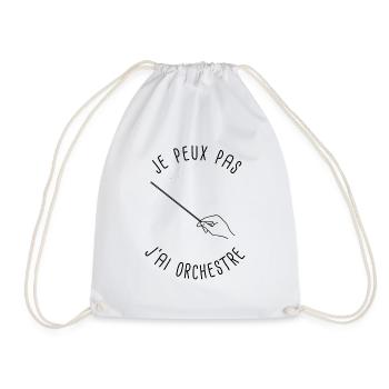 Je peux pas orchestre - Sac de sport léger - blanc - Devant