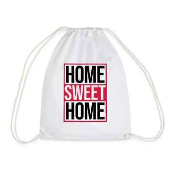 Home Sweet Home - Turnbeutel - Weiß - Vorne