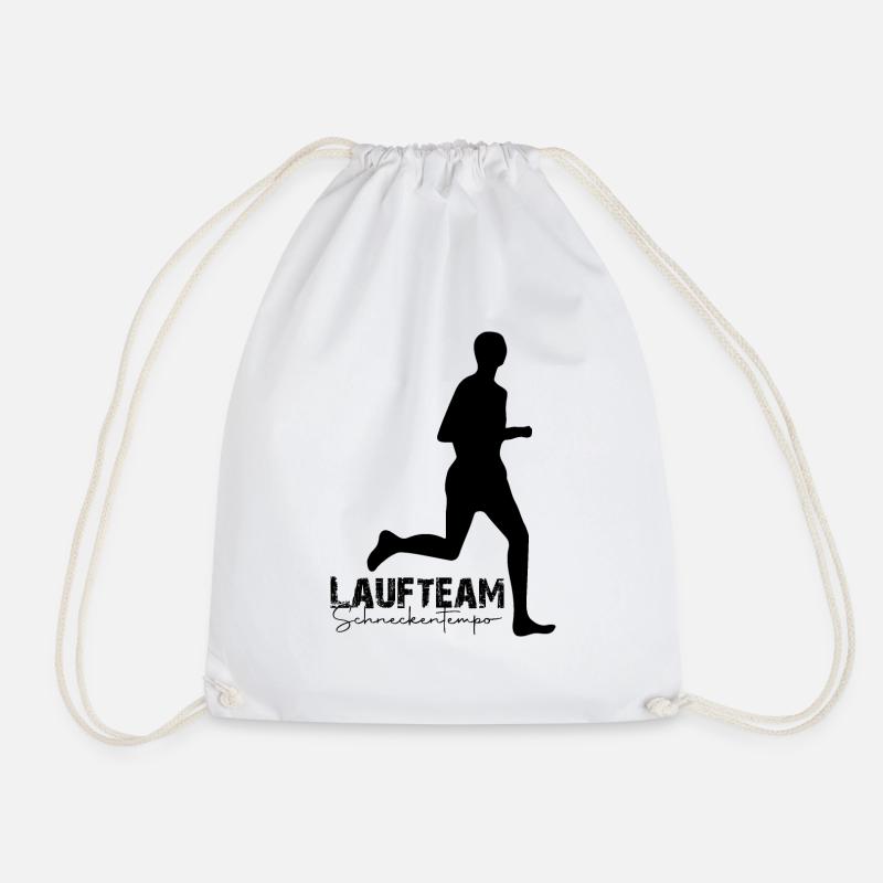 Laufteam Schneckentempo - Turnbeutel - Weiß