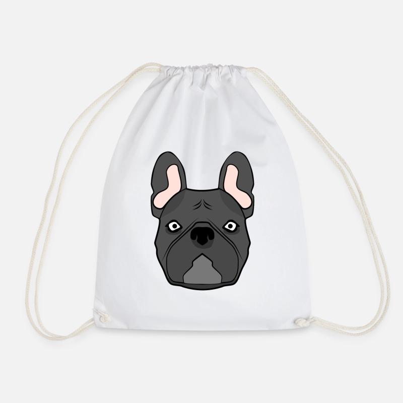 French Bulldog - Turnbeutel - Weiß