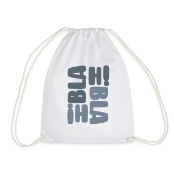Blah bLAH BLEU - Sac de sport léger - blanc - Devant