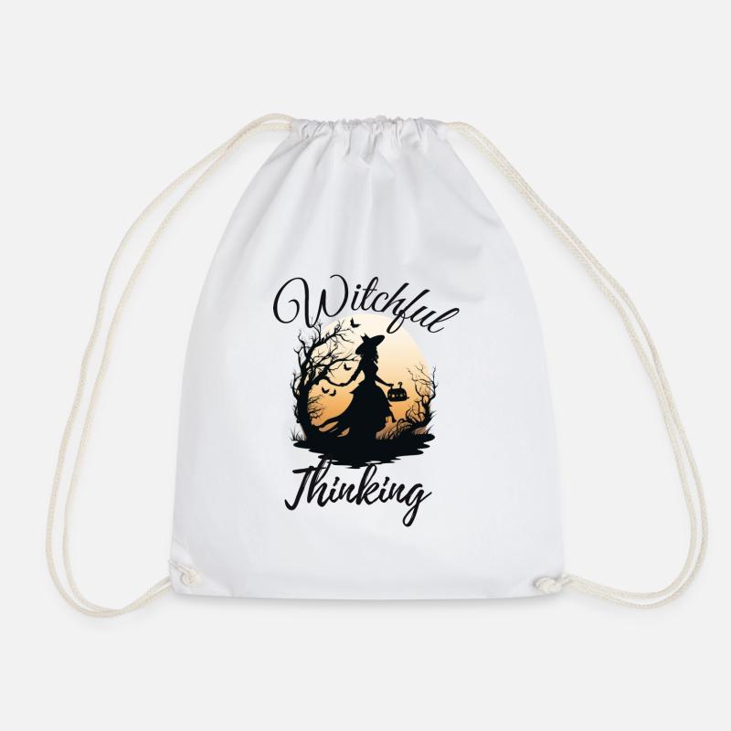 Halloween Witch, Witchful Thinking - Turnbeutel - Weiß