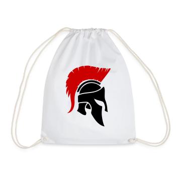 Sparta Warrior - Drawstring Bag - white - Front