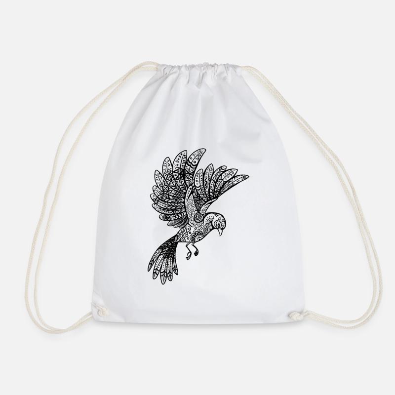 ornamental bird - Turnbeutel - Weiß