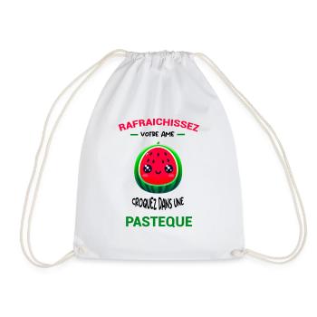 T-shirt Pastèque - L'Appel de l'Été - Sac de sport léger - blanc - Devant