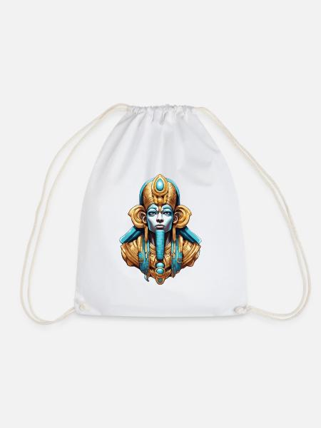 Ägypten / Pharao / Mumien / Hieroglyphen / Sphinx - Turnbeutel - Weiß