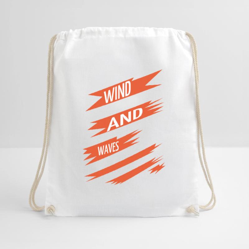 Statement Gift Idea Windsurfing Techniques Drawstring Bag