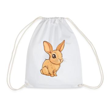Bunny Hopping Bunny Hoppelbunny Hoppelhase Hoppelhase - Sac de sport léger - blanc - Devant