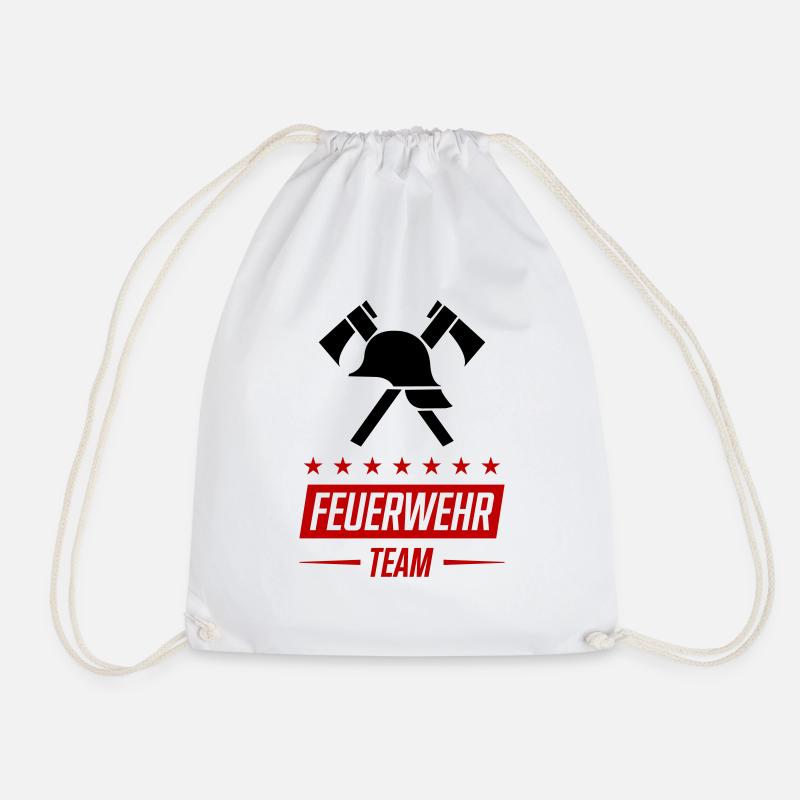 feuerwehr team - Turnbeutel - Weiß