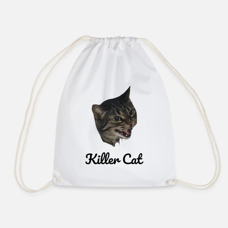 Killer Cat - Turnbeutel - Weiß