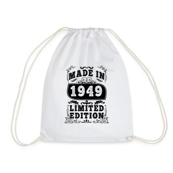 1949 Original 1949 Vintage Vintage rétro anniversa - Sac de sport léger - blanc - Devant