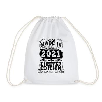 2021 Original 2021 Vintage Vintage Retro anniversa - Drawstring Bag - white - Front