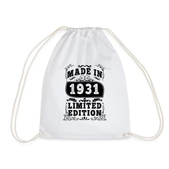 1931 Original 1931 Vintage Vintage rétro anniversa - Sac de sport léger - blanc - Devant