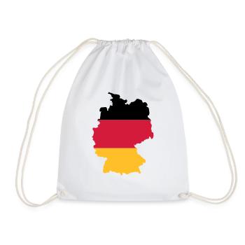 Deutschland - Turnbeutel - Weiß - Vorne