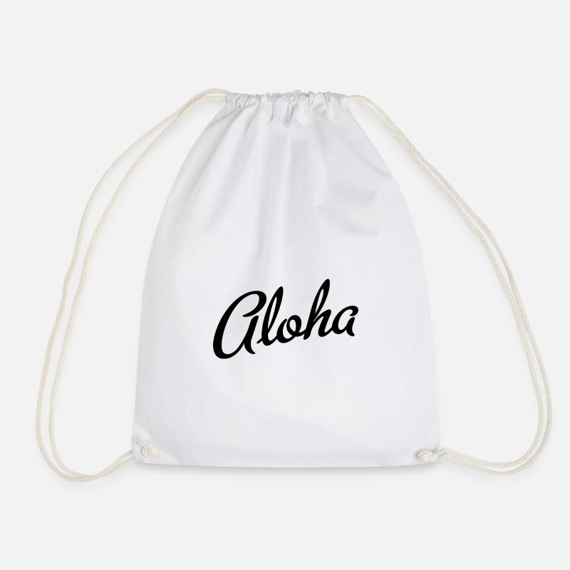 Aloha - Turnbeutel - Weiß