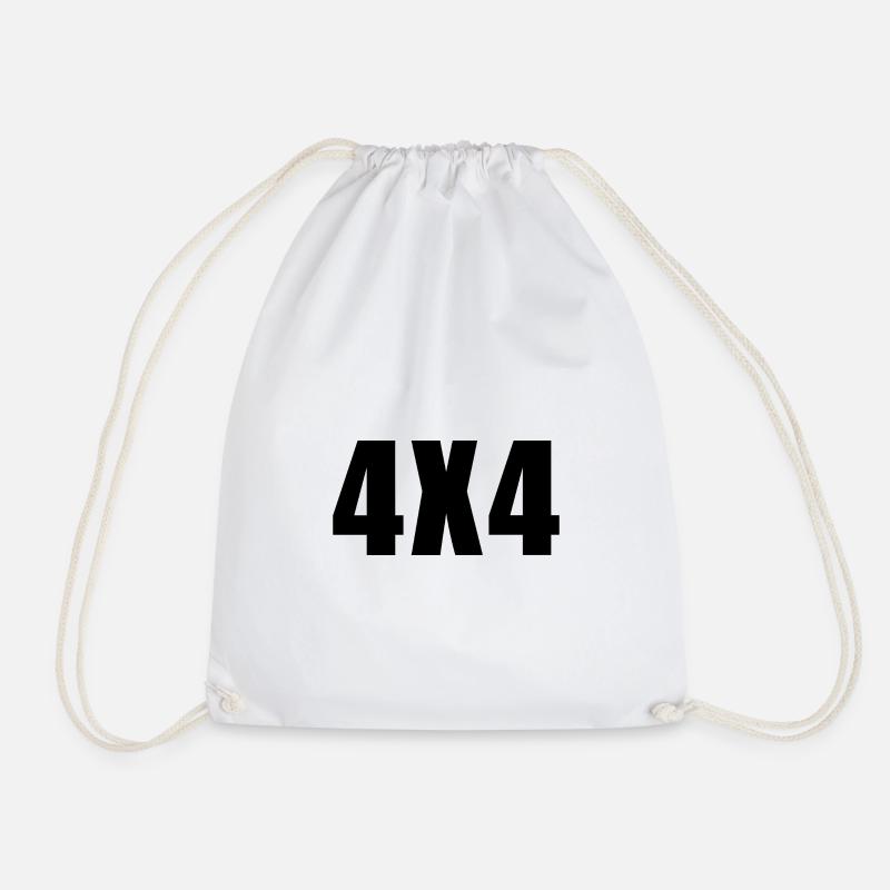 4x4 - Turnbeutel - Weiß