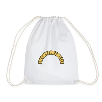 Restez bas aller vite - Sac de sport léger - blanc - Devant