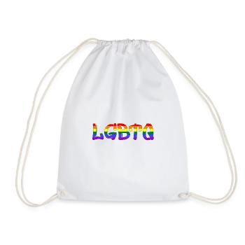 LGBTQ - Turnbeutel - Weiß - Vorne