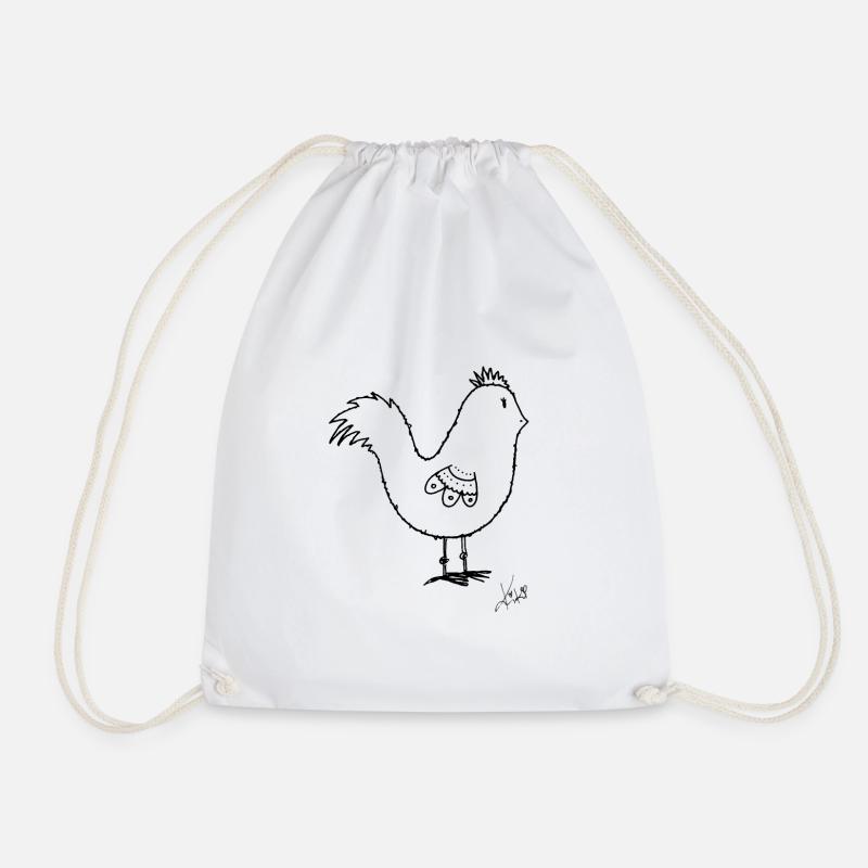 noir Hennri - Sac de sport léger - blanc