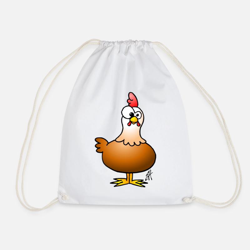 Poulet - Sac de sport léger - blanc