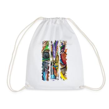Graffiti - Sac de sport léger - blanc - Devant