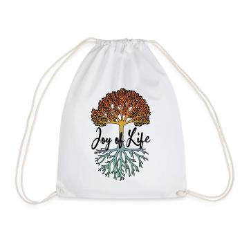 Joie de vivre - Sac de sport léger - blanc - Devant