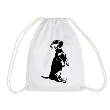 Teckel - Sac de sport léger - blanc - Devant