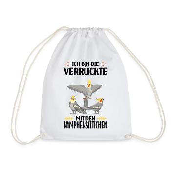 Nymphensittich Vogel - Turnbeutel - Weiß - Vorne