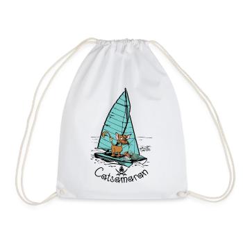Catamaran Cat Boat - Sac de sport léger - blanc - Devant