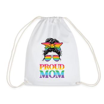 LGBT Pride Month - Stolze Mutter - Turnbeutel - Weiß - Vorne