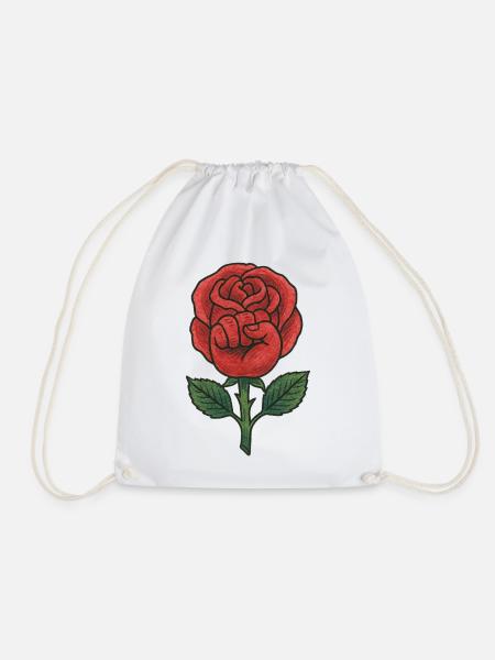 Rose Resist - Turnbeutel - Weiß