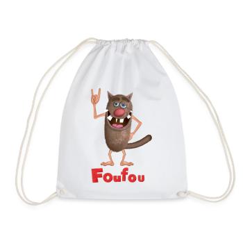 Foufou Superstar - Turnbeutel - Weiß - Vorne