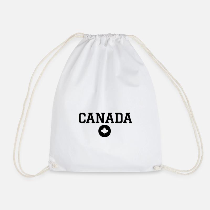 CANADA - Feuille d'érable - Sac de sport léger - blanc