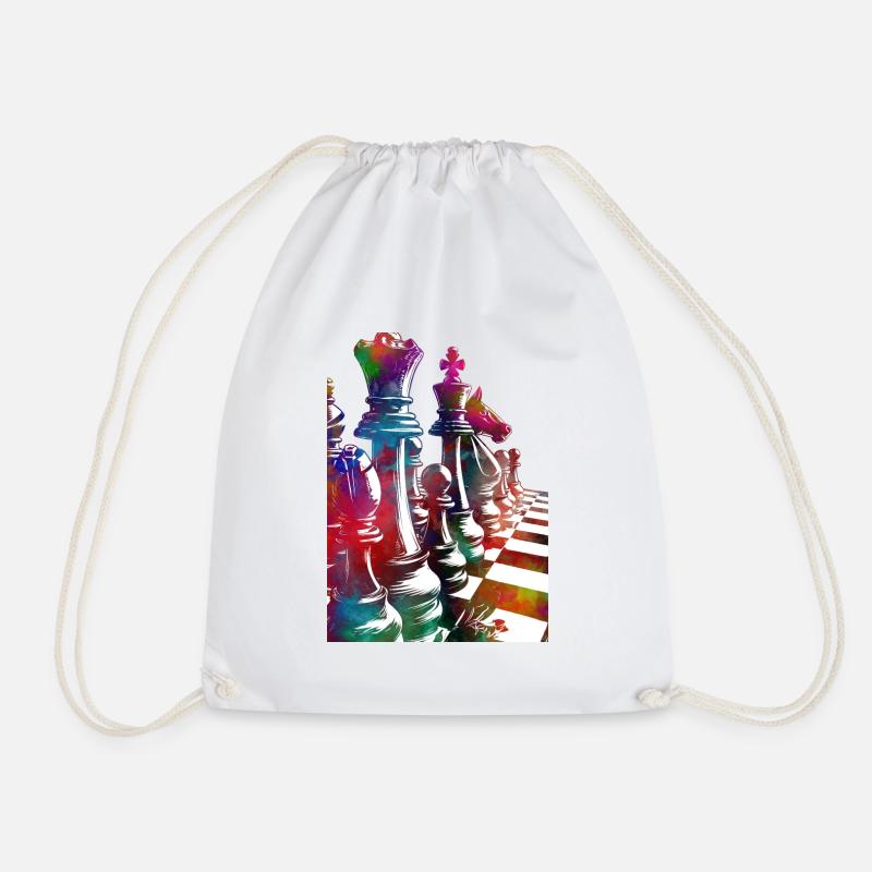 Schach #chess #sport - Turnbeutel - Weiß