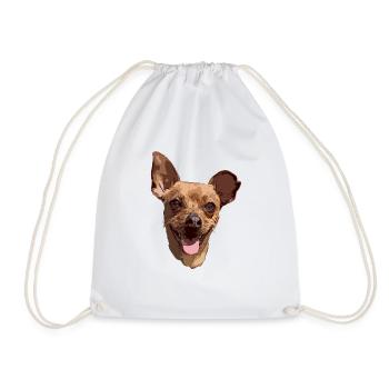 Pinscher Love - Turnbeutel - Weiß - Vorne